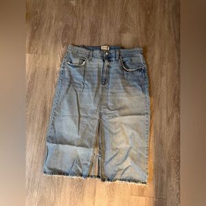 Universal Thread Light Blue Denim Skirt